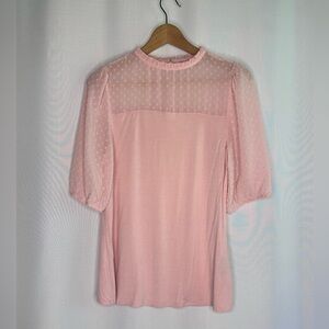 SUZY SHIER High Neck Blouse